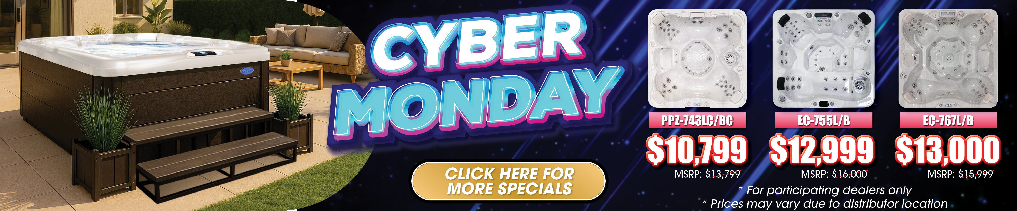 Calspas hot tub being used in a family setting - Wichita Falls