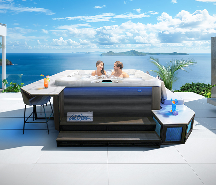 Calspas hot tub being used in a family setting - Wichita Falls
